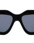 Fendi Roma Black Geometric Sunglasses