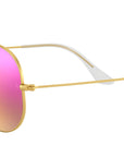 Aviator Flash Lenses RB3025 112/1Q Matte Gold Violet