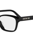 DiorPrismeO S7I Black Rectangular Eyeglasses
