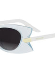 DiorButterfly S2I Transparent Blue Butterfly Sunglasses