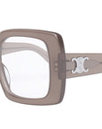 Triomphe Brown Square Eyeglasses