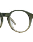 K Logo Green Round Eyeglasses