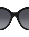 B.zero1 Shiny Black Butterfly Sunglasses