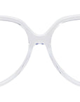 Slim Crystal Geometric Eyeglasses