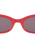 Dior Oblique B1I Red Oval Sunglasses