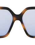 Fendi Selleria Havana Square Sunglasses