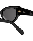 DiorLuckyCharms B1I Black Butterfly Sunglasses