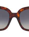 CELINE 3 Dots Red havana Geometric Sunglasses