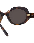 Slim Tortoise Geometric Sunglasses