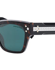 CD Diamond S2I Havana Geometric Sunglasses