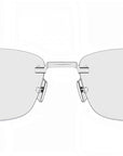DiorBlackSuitO 27U Silver Oval Eyeglasses