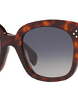 CELINE 3 Dots Red havana Geometric Sunglasses