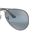Aviator Mirror RB3025 9156AJ Matte Dark Blue