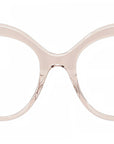 Curvy Brown Cat Eye Eyeglasses