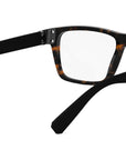 Aluminium Havana Rectangular Eyeglasses
