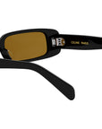 CELINE 3 Dots Black Rectangular Sunglasses