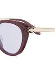 Serpenti Forever Bordeaux Square Eyeglasses