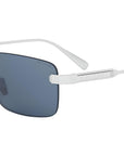 Octo Finissimo Silver Rectangular Sunglasses