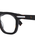 DiorBlackSuitO S10I Havana Square Eyeglasses