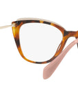 MU 02QV VX81O1 havana / top transparent brown