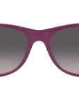 New Wayfarer RB2132 6606M3 matte violet on transparent vi