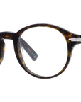 DiorBlackSuitO RI Havana Round Eyeglasses