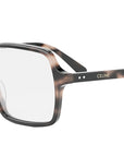 CELINE Thin Rose Havana Geometric Eyeglasses