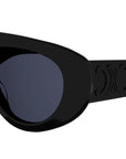 Triomphe Stamp Black Pilot Sunglasses