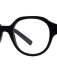 4G Black Round Eyeglasses