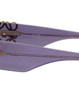 Anagram Purple Round Sunglasses