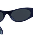 Signature Blue Geometric Sunglasses