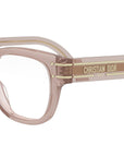 DiorSignatureO S6I Shiny Pink Squared Eyeglasses