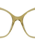 Curvy Green Geometric Sunglasses
