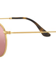 Round Flat Lenses RB3447N gold copper