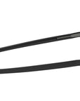 Flex Black Rectangular Eyeglasses