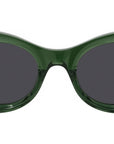 Anagram Green Oval Sunglasses