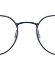 Ebbets Blue Round Eyeglasses