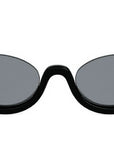 FF Diamonds Black Oval Sunglasses