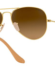 Aviator Gradient RB3025 112/M2 Gold Brown
