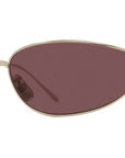 Signature Gold Oval Sunglasses
