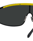 Speed Shield Black Mask Sunglasses