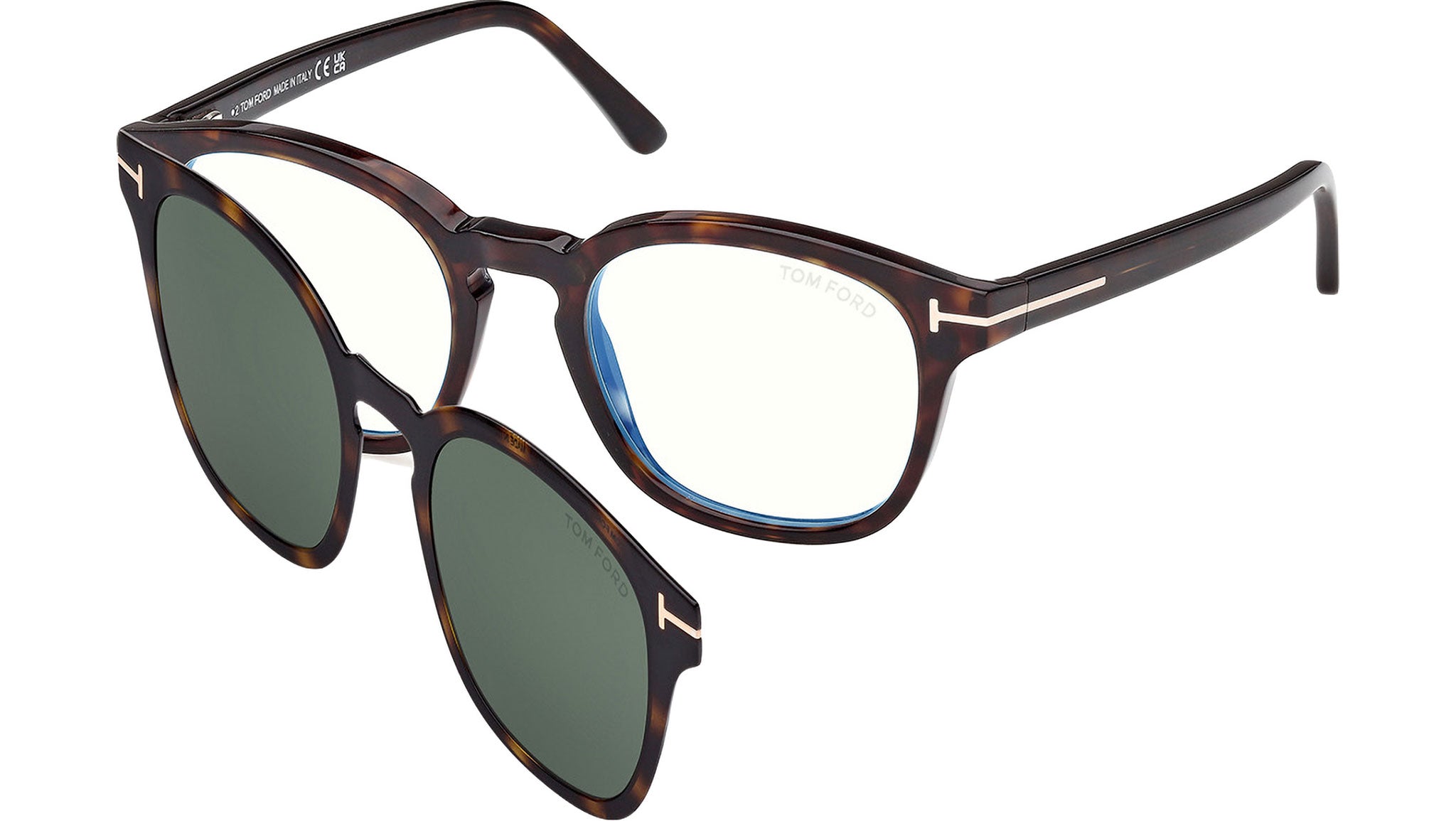 Occhiali Originali Occhiali Tom Ford Uomo Con Clip Occhiali Da