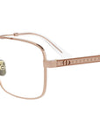 DiorCannageO A1U Rose Gold Geometric Eyeglasses