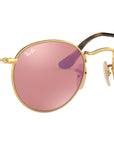 Round Flat Lenses RB3447N gold copper
