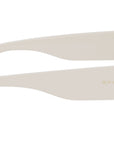 Serpenti Forever White Oval Sunglasses