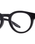 Oxford Black Round Eyeglasses