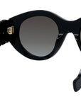 Anagram Black Round Sunglasses