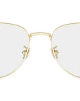 Petit CDO R2U Gold Round Eyeglasses