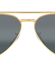 New Aviator RB3625 9196G6 Gold Blue