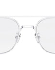 NeoDior O S5U Silver Square Eyeglasses